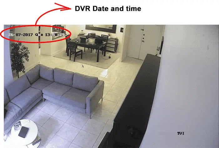 DVR date and time
